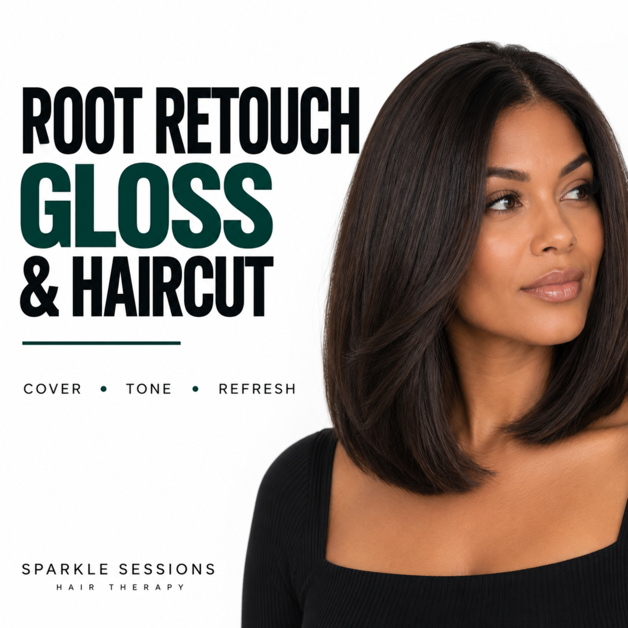 Retouch + Haircut + Gloss at Sparkle Sessions in Yorba Linda, CA