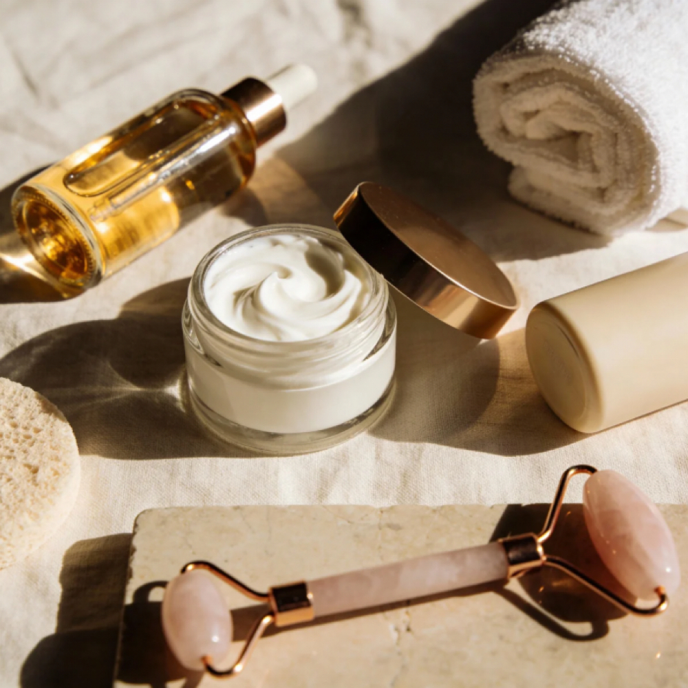 Rose Quartz Facial Roller Treatment