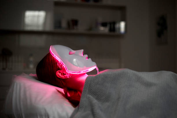 Led light therapy at Botanical Bliss Esthetics in Greenfield, WI