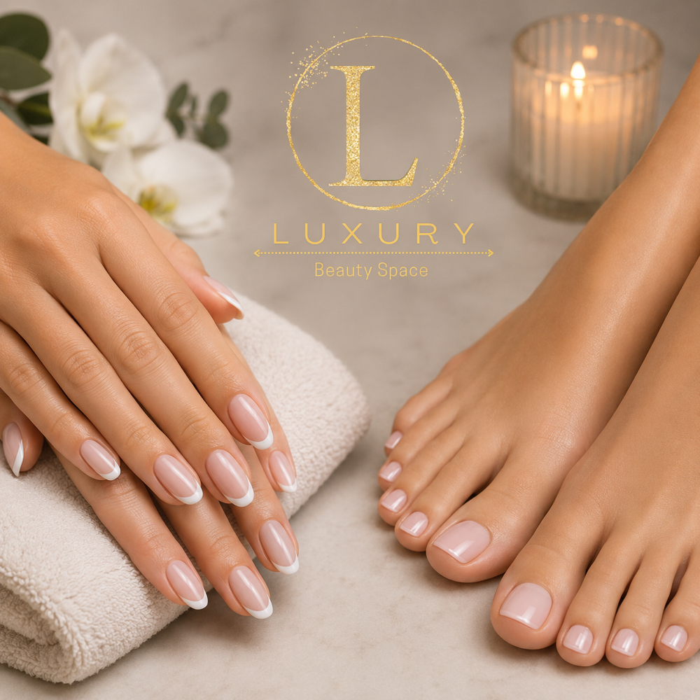 Builder Gel Overlay & Pedi Regular at Exclusive by luxury beauty space in Elizabeth, NJ