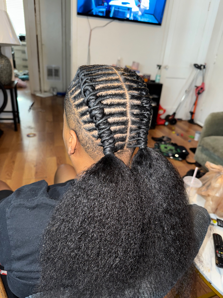 Barrel Rolls No Locs at Anointed Hands Braids By Ty in Mesquite, TX