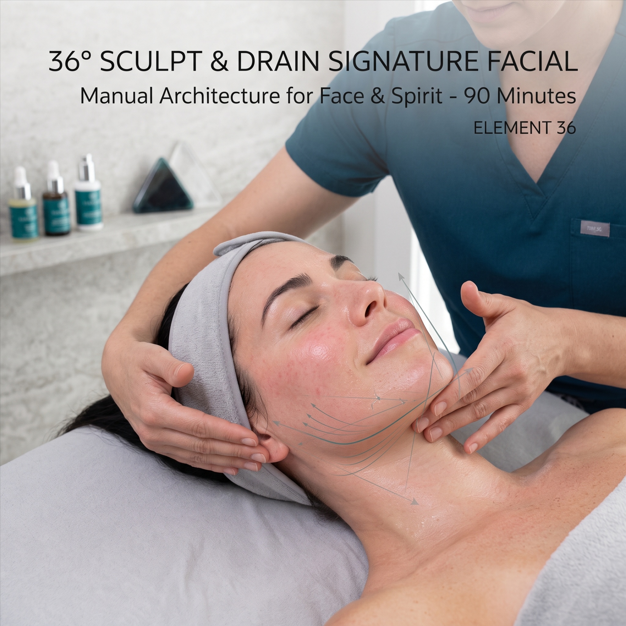 36° Sculpt & Drain Signature Facial at Element 36 Spa in Pinckney, MI