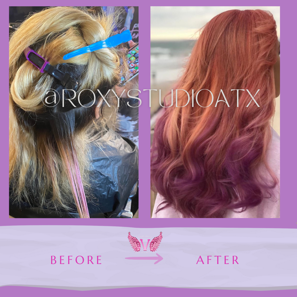 Ombre Hair Coloring