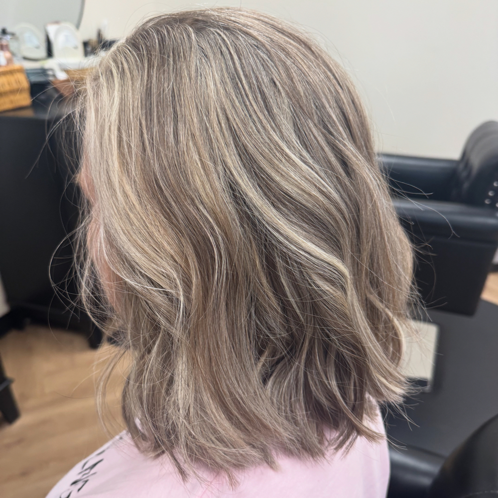 partial highlight with toner at megan lyday in Greenwood, IN