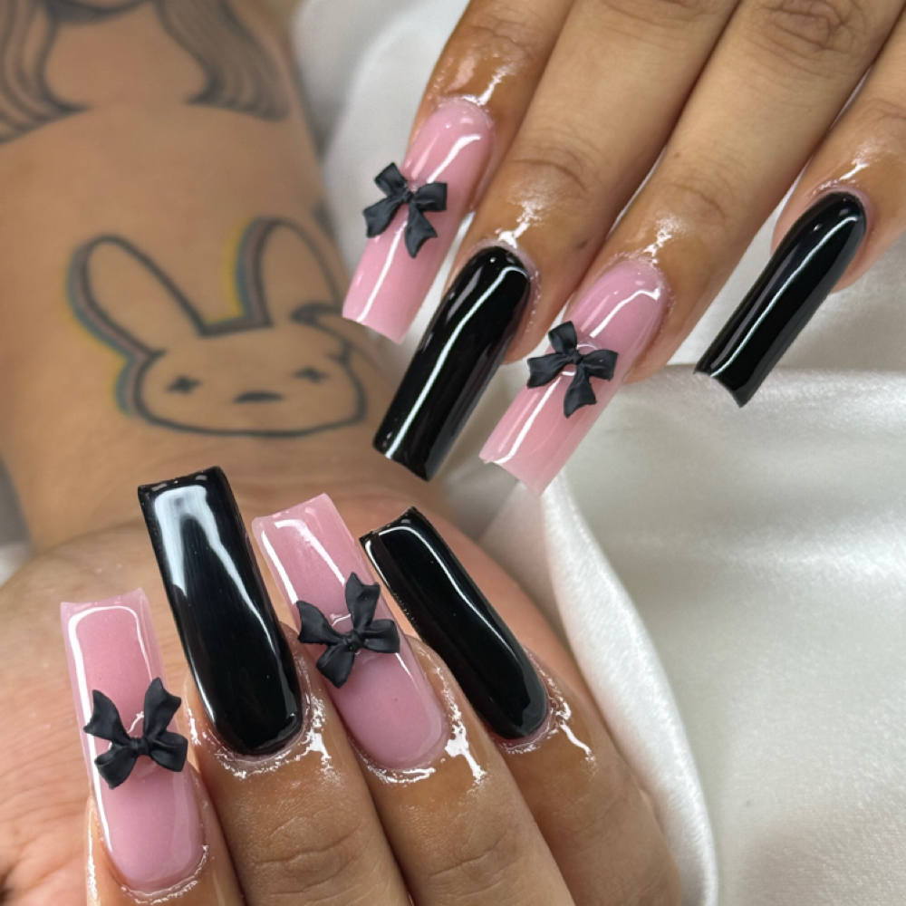 Long Acrylic Fullset at The Beauty Collective in Des Moines, IA