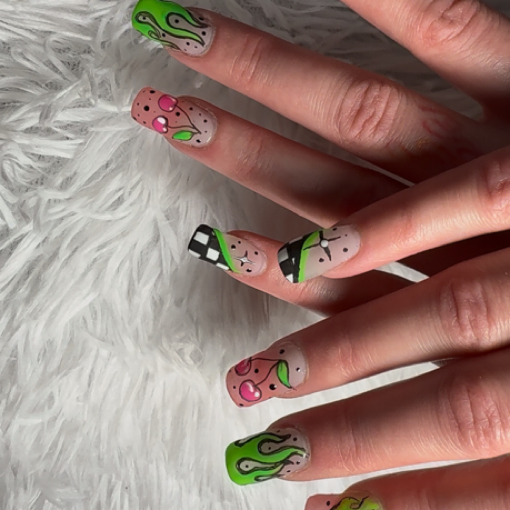 Acrylic Set at HD Nails 918 in Ponca City, OK