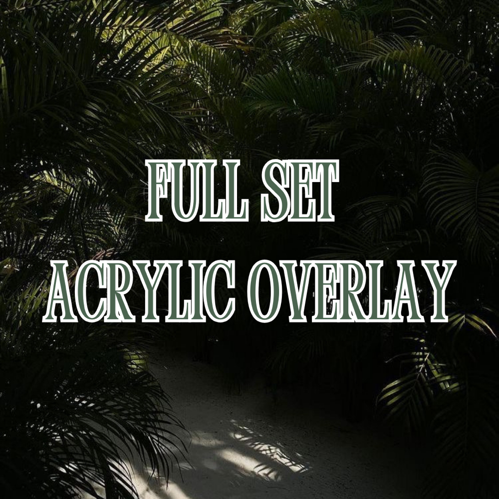 FULL SET ACRYLIC OVERLAY at SkinxHim Aesthetics in Athens, TX