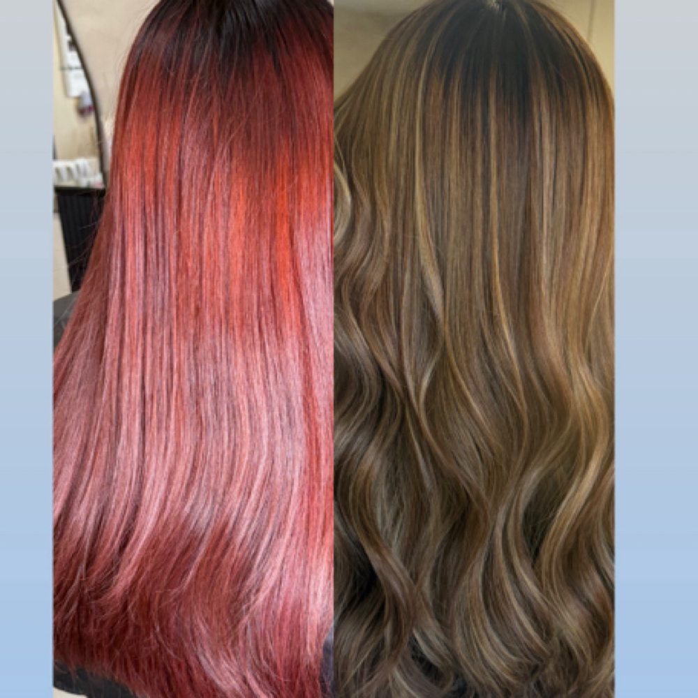 Color Correction at Itzel’s Hair Studio in Alton, TX