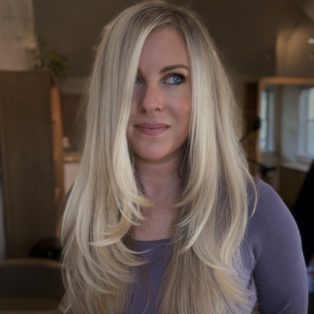 The Partial Platinum at Lumiere Hair Studio in Truckee, CA
