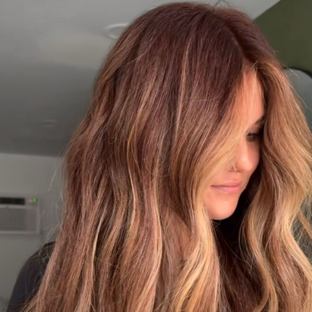 Strawberry Wine Bronde at The Beauty Room By Ellyn in Troy, OH