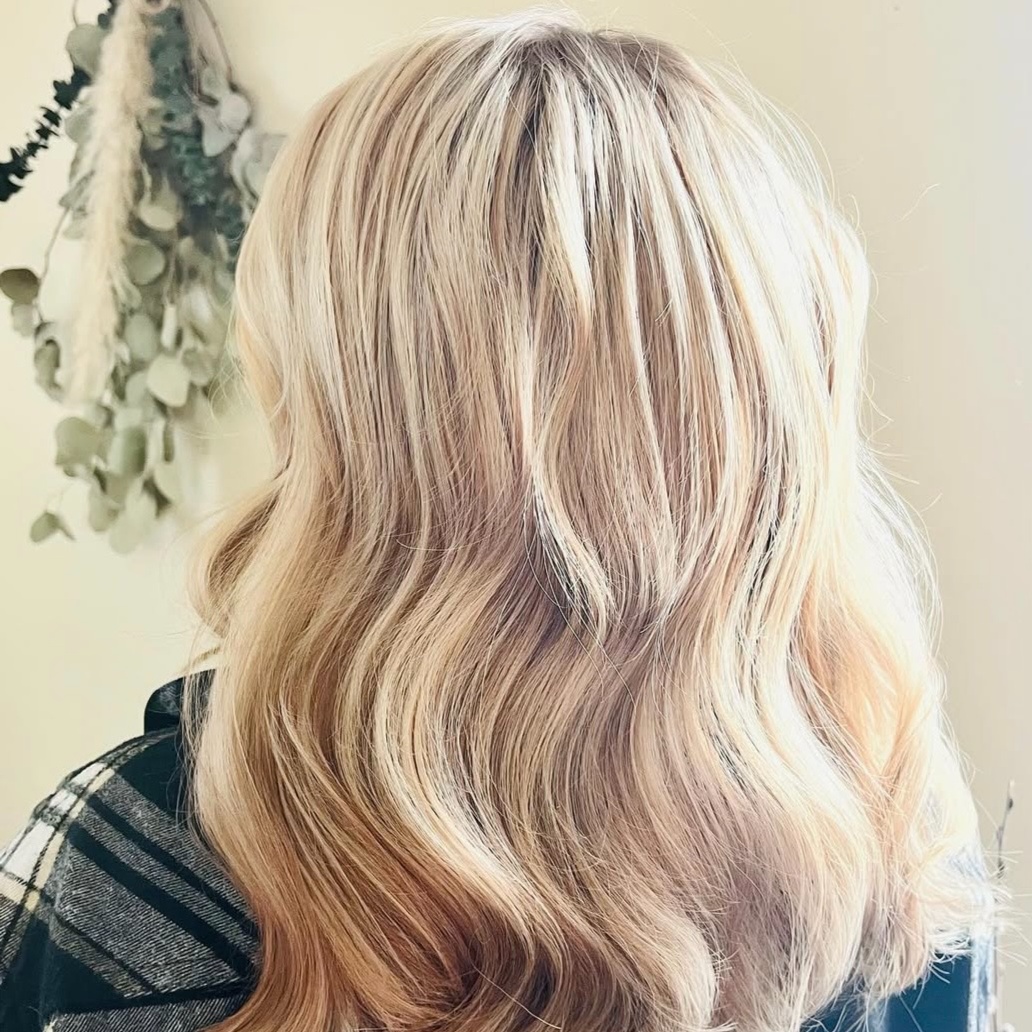 Full Head Lightening at Wildroots Hair Studio in Walton, NY