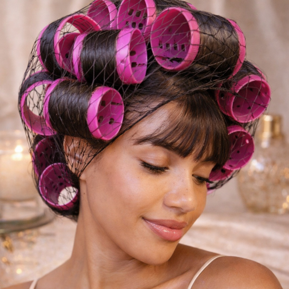 Roller Set & Wrap/ Rolos Y Tubi at Serenity Hair Salon in Hamiltom, NJ