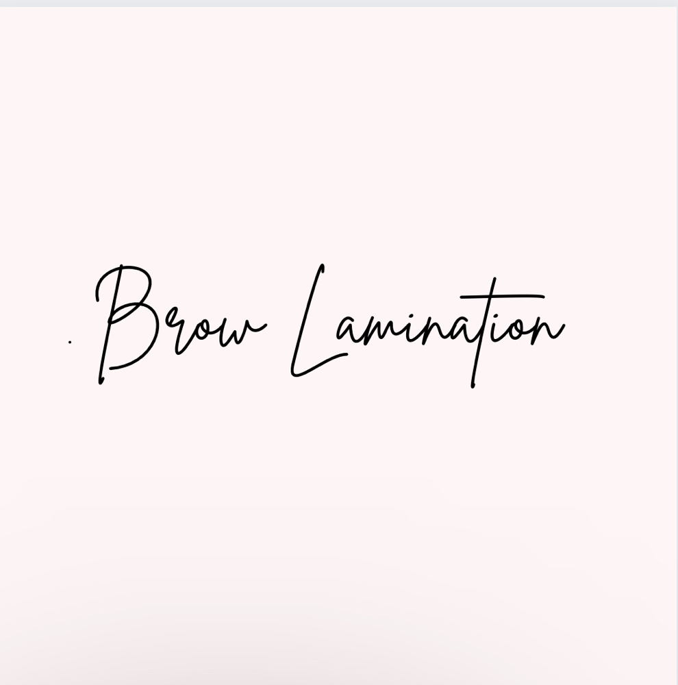 Brow Lamination (Includes Brow Wax)