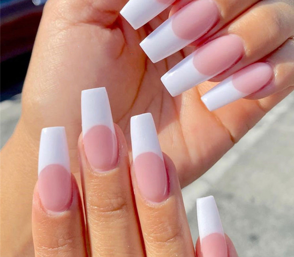 Pink/white Fullset