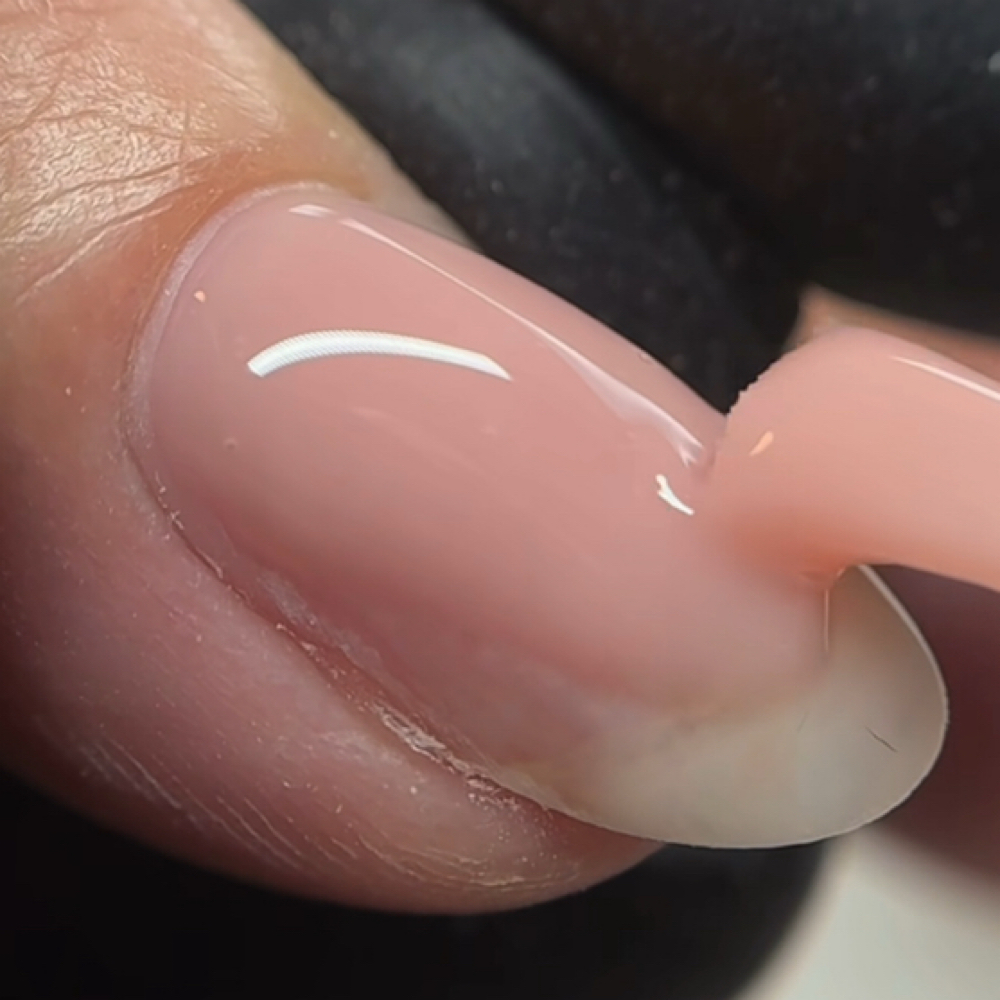 Builder Gel + Russian Mani at Chelsnailedit ♡ in Lyndhurst, NJ