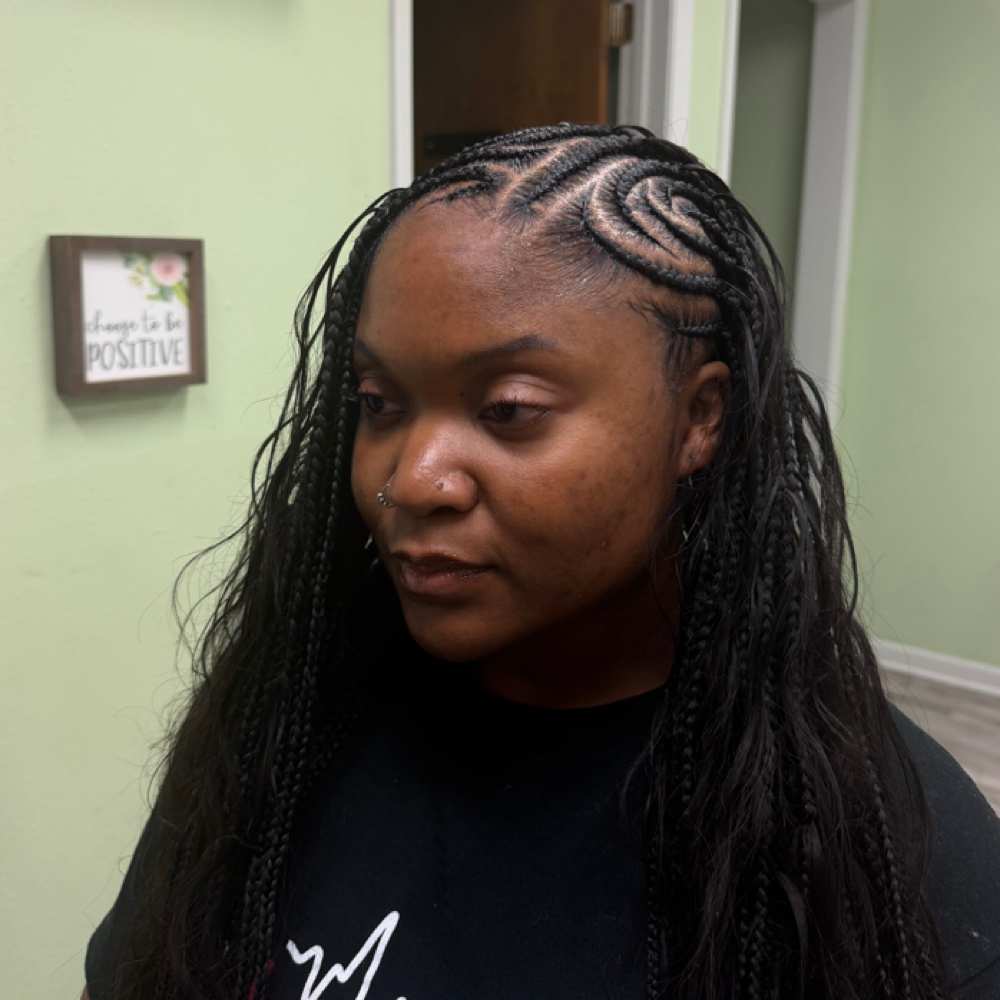 Lemonade Fulani Braids at Diverse Creations in Longview, TX
