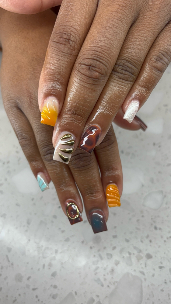 Acrylic Overlay at Nails.dxx in Lansing, MI