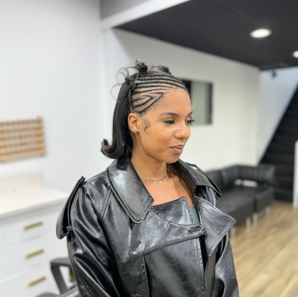 Braids w/ Weave at QueenDi Beauty in Los Angeles, CA