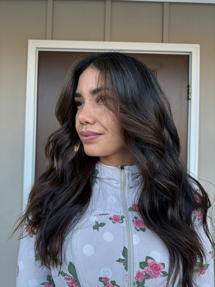 Mini Highlight With Blowdry