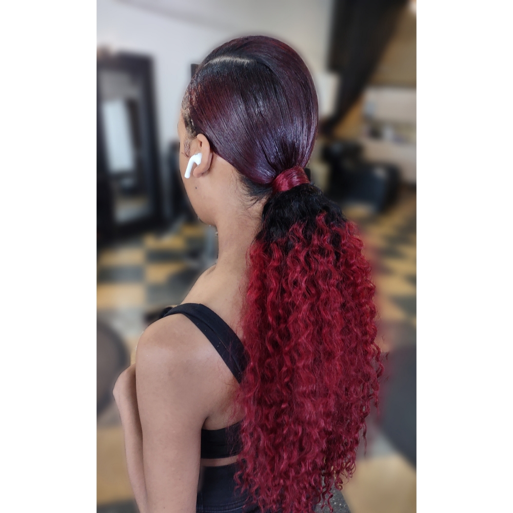 Low Ponytail (Sleek Ponytail)