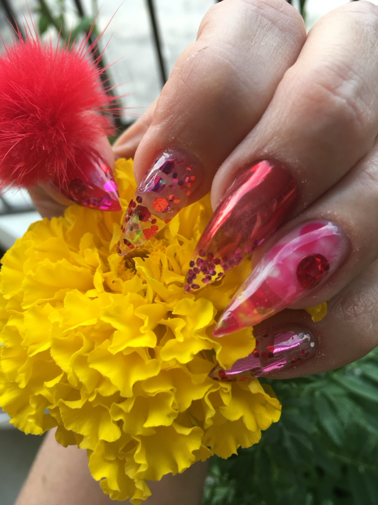 Crystal Add-On to nails or toes at Bullard Nails in Bullard, TX