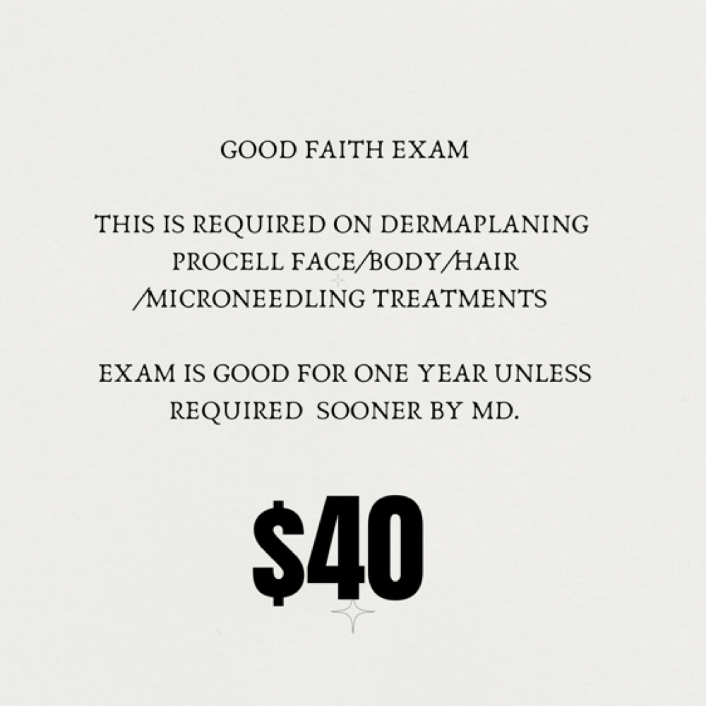 Good Faith Exam at Face And Body Envy in Rockwall, TX