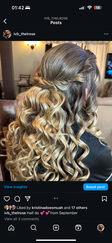 Formal Styling Half