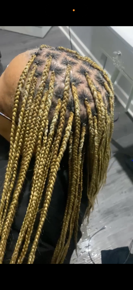 X-small Knotless Braids