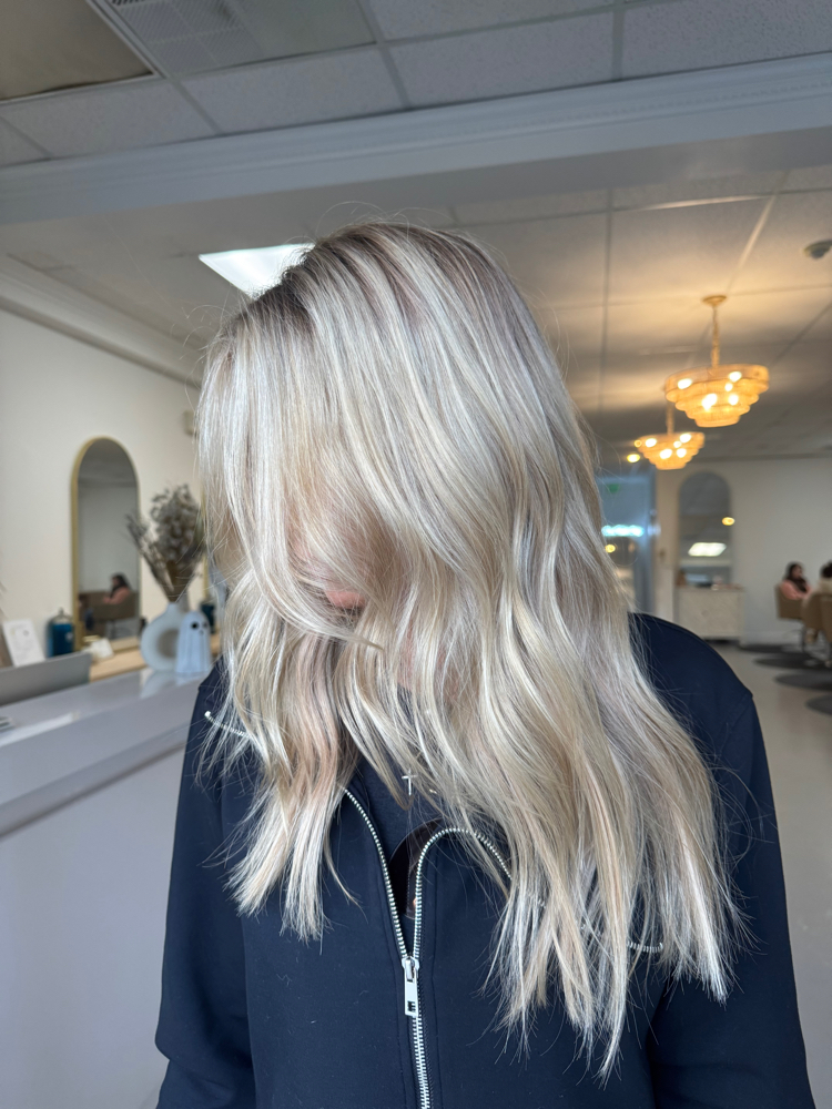 Mini blonding package at Ivory and Oak in baltimore, MD