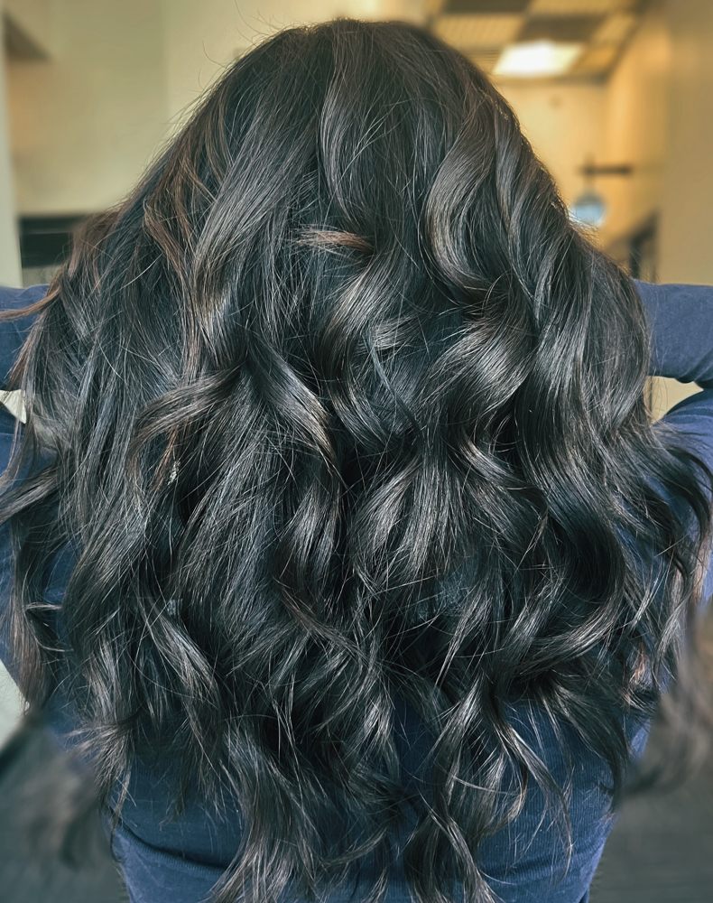 Root Touch  Up  With Haircut