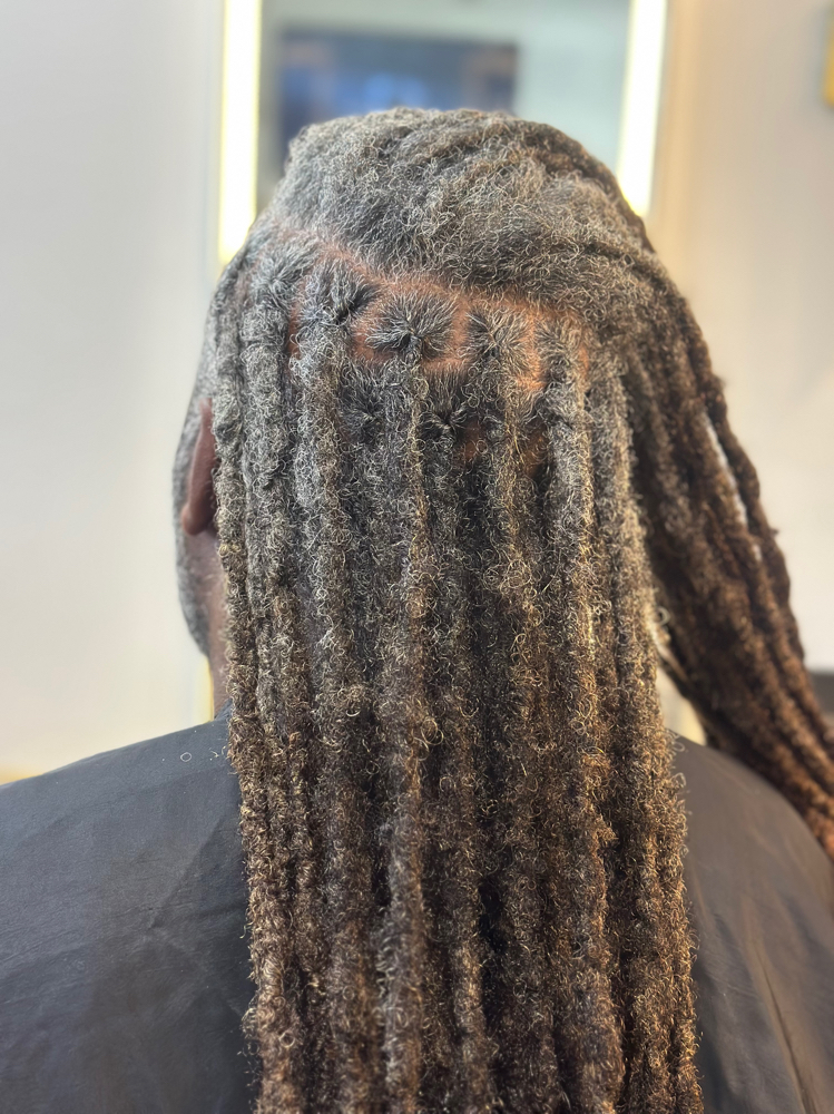 Loc Retie (Interloc/crochet Method)