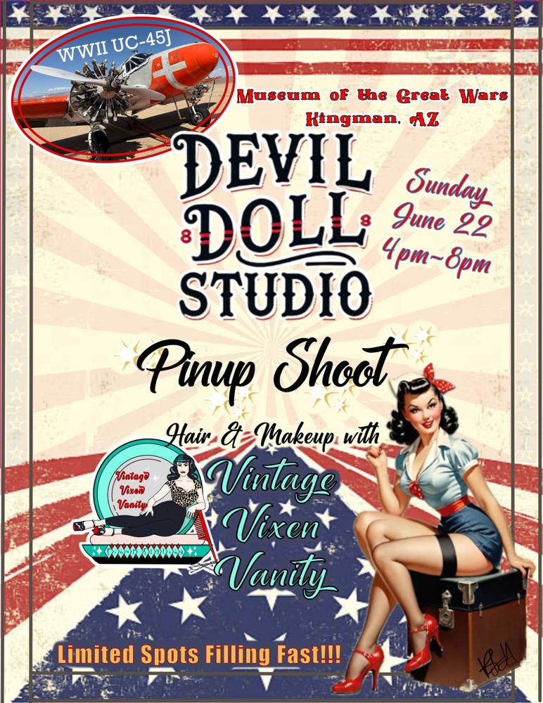 Devil Doll Studio Shoot Hair