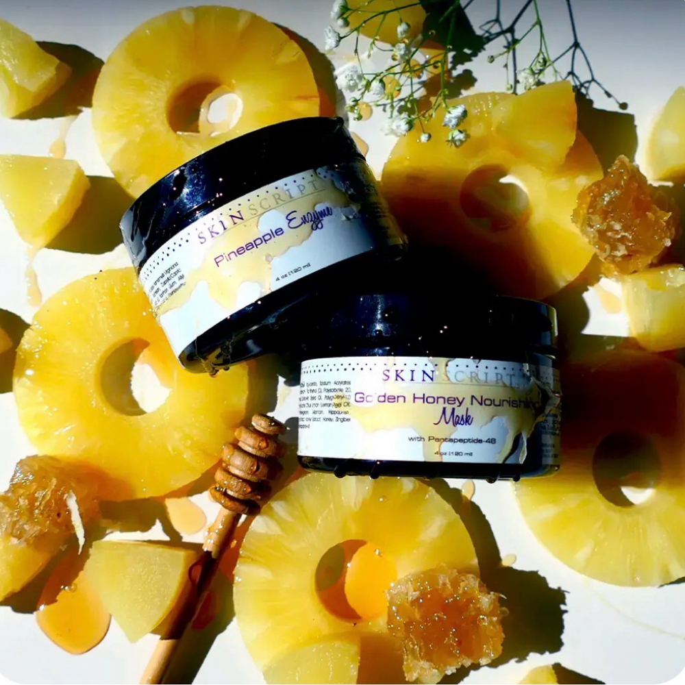 The Golden Enzyme Facial 🍯🍍 at MOONSTONE AESTHETICS in Fayetteville, AR