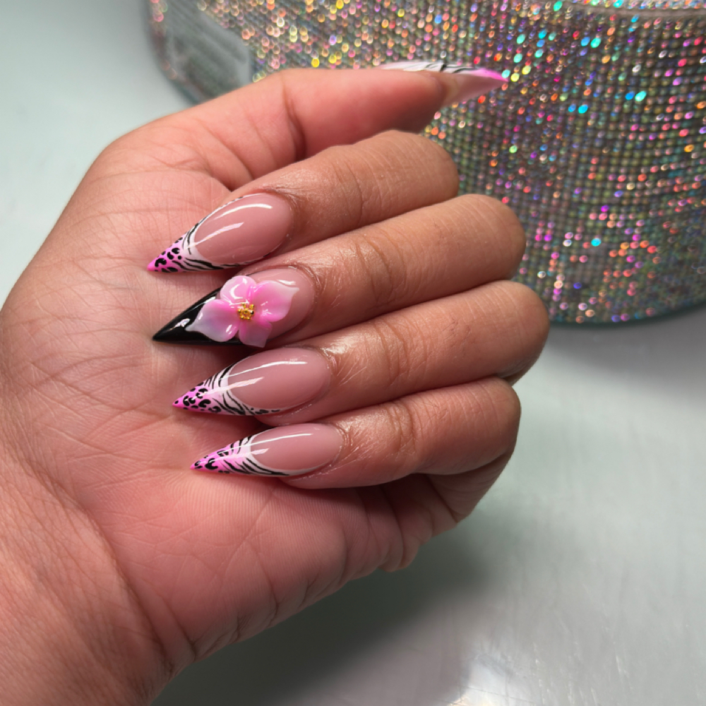 Model Sets at Blasian Babyy Nails in Woodbridge, VA