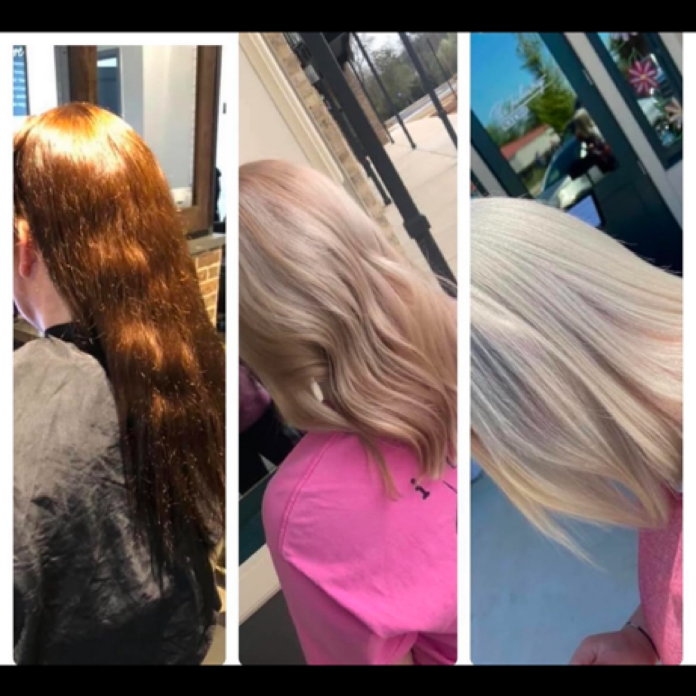 Total Blonde Transformation at The Flawless Butterfly Effect By Lakesha in Atlanta, GA