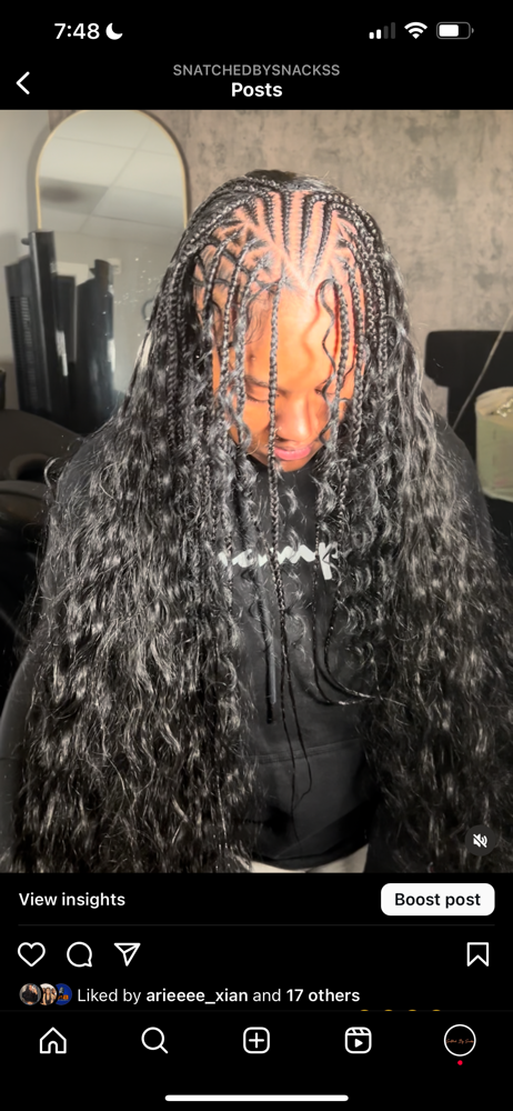 Flip Over Braids W/ Quickweave at Snatchedbysnackss in Charlotte, NC