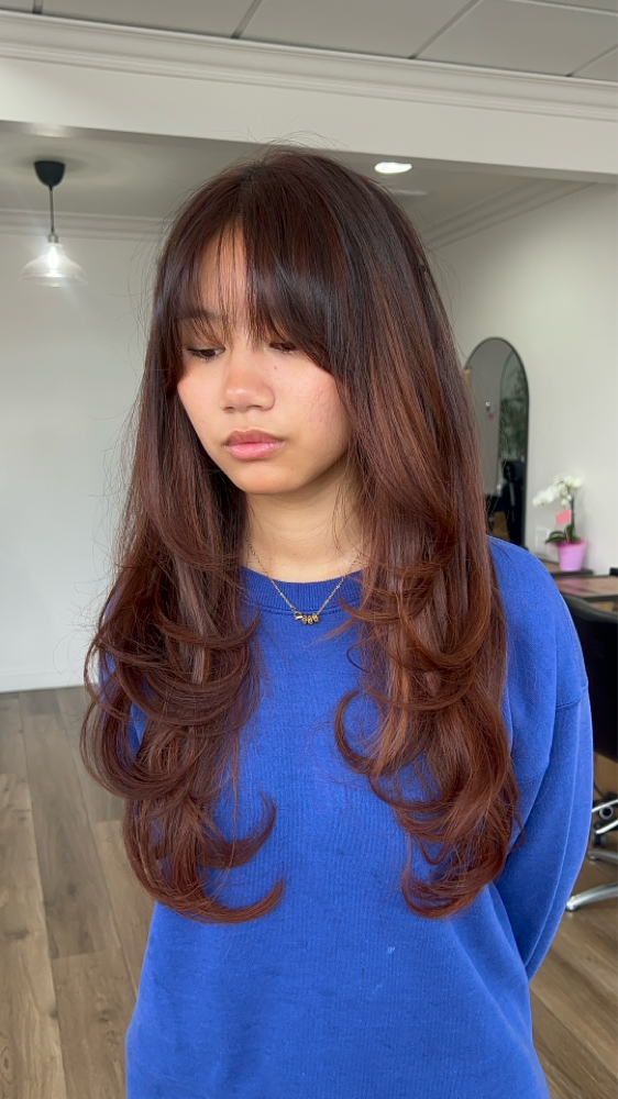 Haircut & Blowdry/style at Hairbyelianag in West Covina, CA