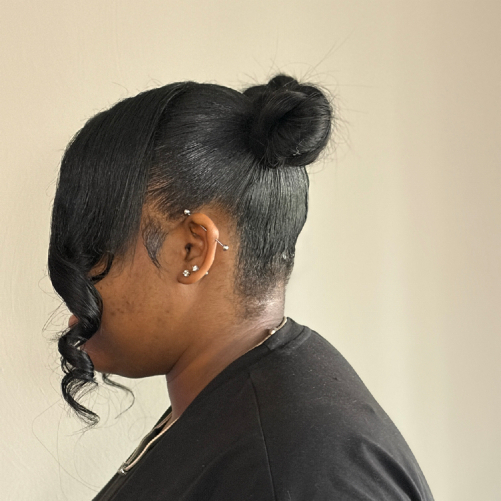 Sleek Updo/Ponytail at Destiny's Crown Creations in Ashland, VA