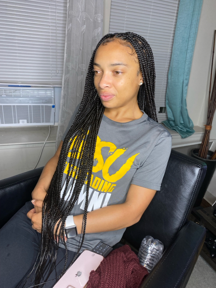 Small Knotless Braids