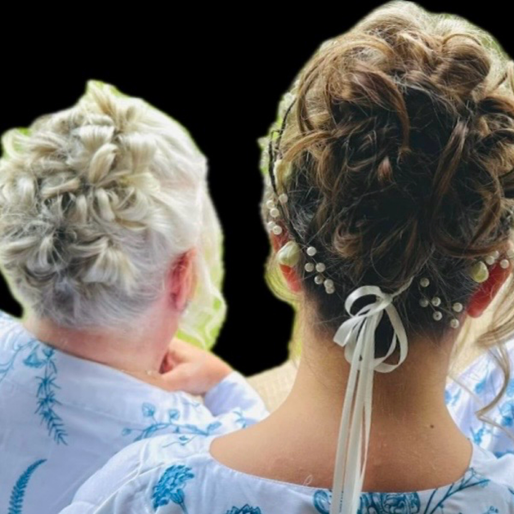 Wedding Updos at Kiki’s Beauty Service in Fairview, MI