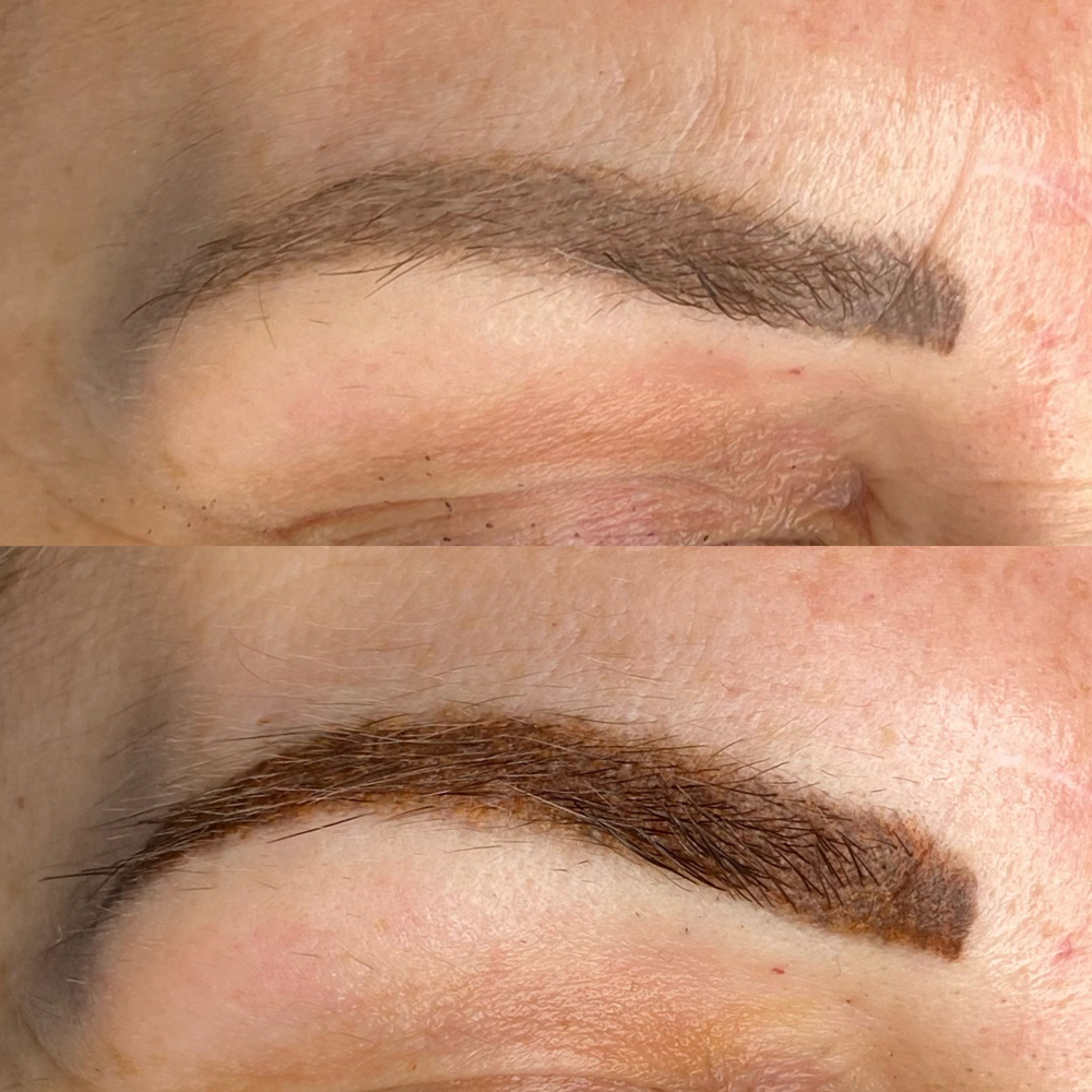 Eyebrow Color Correction Touch Up