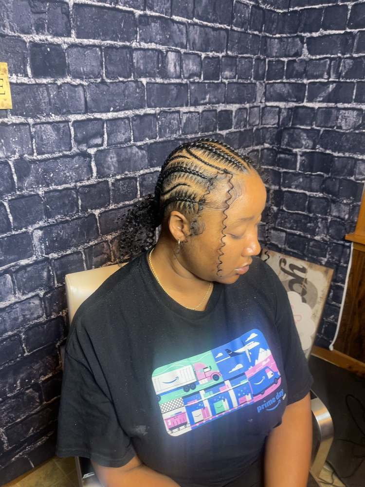 6 STITCH BRAIDS at Crownedbyshanti in Pontotoc, MS