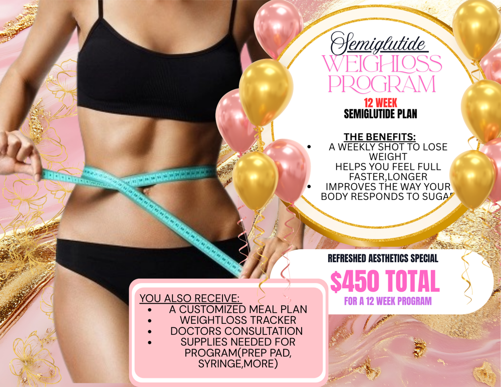 💉 Semaglutide Weight Loss Program at Refreshed Aesthetics by Clare in Mercedes, TX