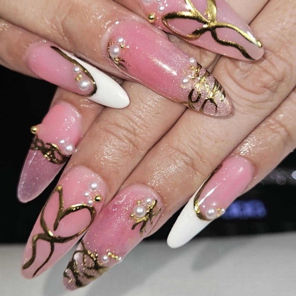 Chrome 4 X Nail at Karen Garcia/ traviesas nails in Carson City Nevada, NV