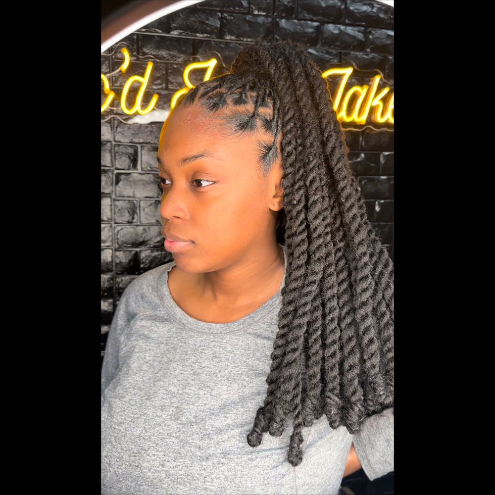 Extended Twist Ponytail