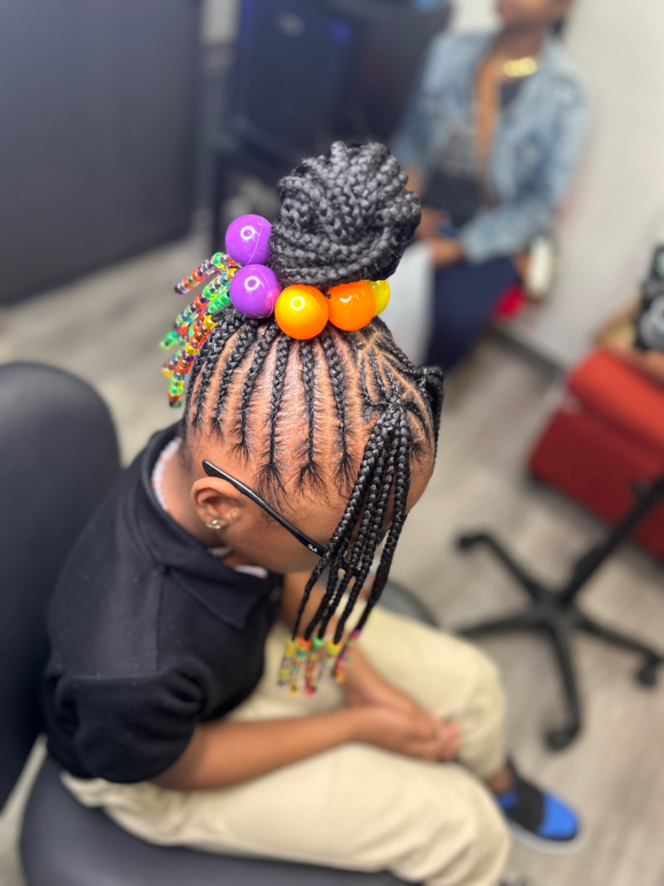 Kids Braided Style W/ Added Hair
