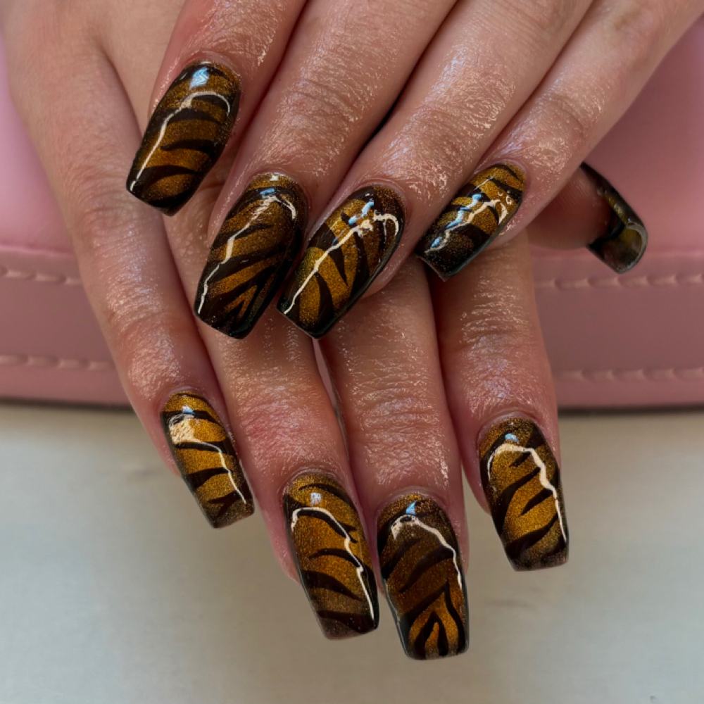 Gel X fill at Booked & Buffed by Jen in pikeville, KY