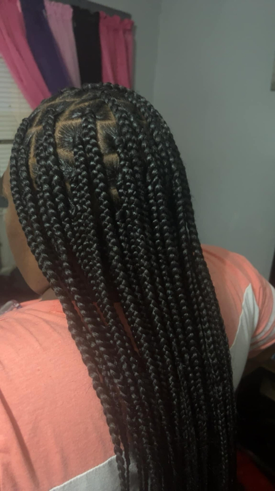 Medium Box Braids