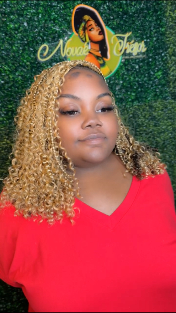 Boho Knotless Bob