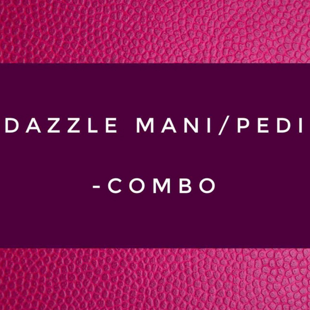 DAZZLE MANI-EXPRESS DAZZLE PEDICURE at Mariposa Salon LLC in San Diego, CA
